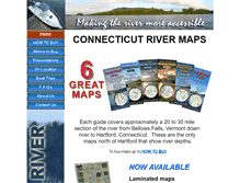 Tablet Screenshot of ctrivermaps.com